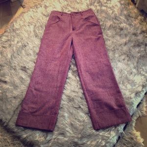 Free People High Waist Tweed Pants Selinas Trouser